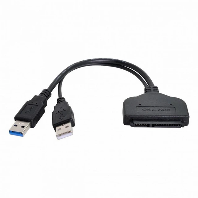 Alt view image 5 of 7 - WRIARICH USB 3.0 to SATA 22Pin 2.5" Hard disk driver Adapter With extral USB Power cable