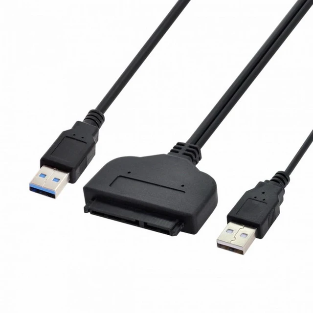 Alt view image 6 of 7 - WRIARICH USB 3.0 to SATA 22Pin 2.5" Hard disk driver Adapter With extral USB Power cable