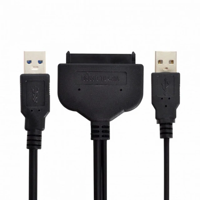 Alt view image 7 of 7 - WRIARICH USB 3.0 to SATA 22Pin 2.5" Hard disk driver Adapter With extral USB Power cable