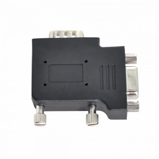 Alt view image 7 of 7 - WRIARICH Cable Left Angled 90 Degree VGA RGB HDB15Pin Screw Type Male to Female Nut Type Extension Adapter for Monitor Displays
