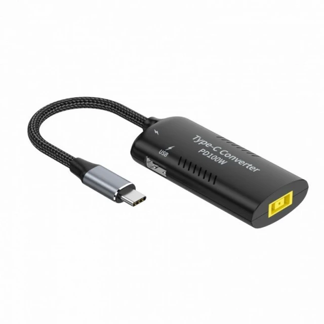 Main image of WRIARICH Rectangle Power Thinpad X1 Input to 100W Dual Type-C USB-C and Type-A Output PD Emulator Trigger Charge Cable