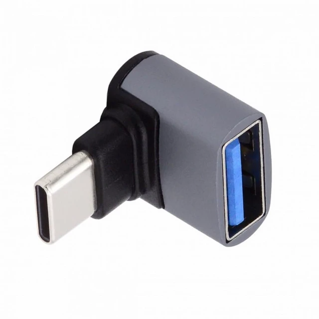 Alt view image 2 of 7 - WRIARICH Up Down Angled Type-C USB-C to USB 3.0 Female OTG Adapter 90 Degree for Laptop Tablet Phone