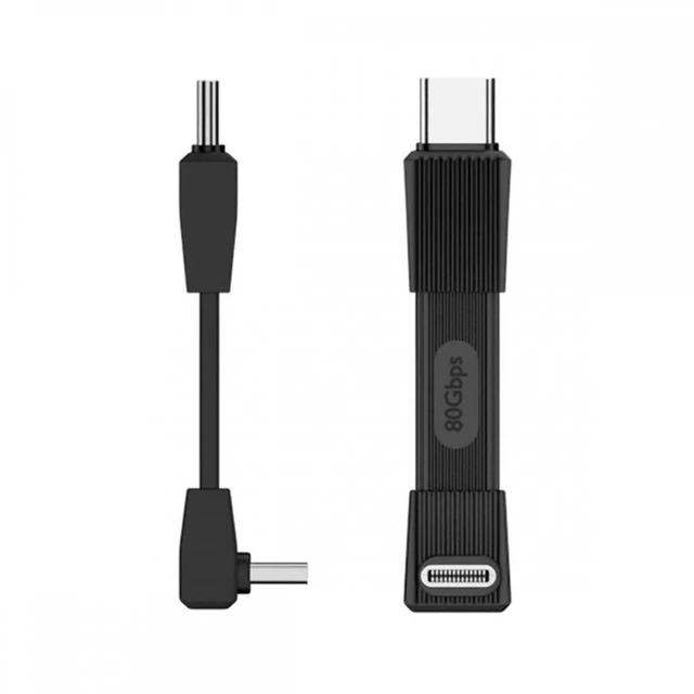 Main image of WRIARICH USB5.0 80Gbps Flat Slim FPC Male to Male Extension Cable Up Angled 90 Degree 240W 16K 8K 60Hz 5K Compatible with 40Gbps USB4.0 Thunderbolt3/4/5