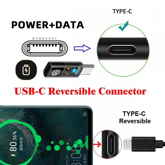 Alt view image 5 of 7 - WRIARICH Transparent LED Type-C USB-C Male to 8P Female 35W Power 480Mbps Data Adapter Compatible with iPhone15 & Android & Tablet