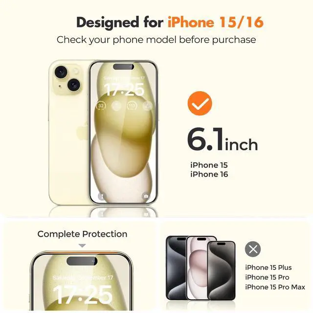 Alt view image 2 of 7 - 2-Pack Screen Protector for Tempered Glass