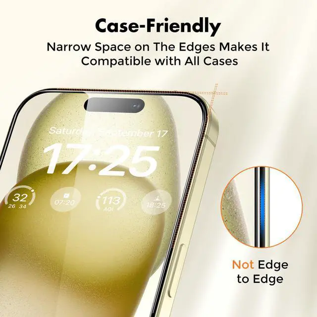 Alt view image 6 of 7 - 2-Pack Screen Protector for Tempered Glass