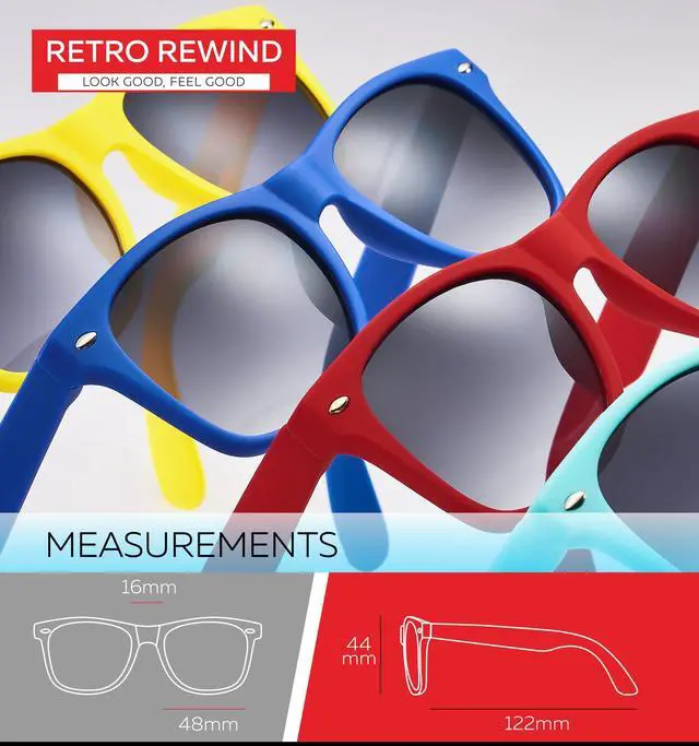 Alt view image 5 of 6 - Kids Sunglasses for Boys Girls Age 3-12 - Shatterproof Rubberized Frame UV400 Toddler Children Sun Glasses