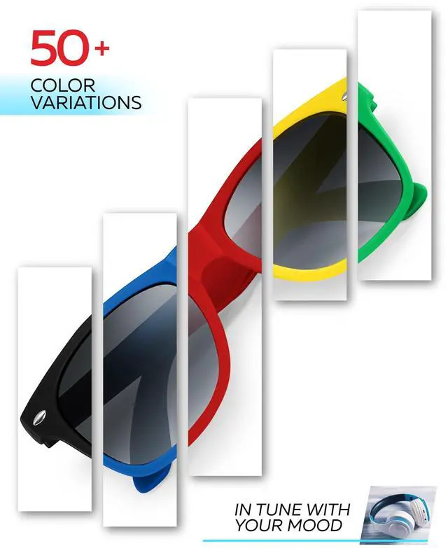 Alt view image 6 of 6 - Kids Sunglasses for Boys Girls Age 3-12 - Shatterproof Rubberized Frame UV400 Toddler Children Sun Glasses