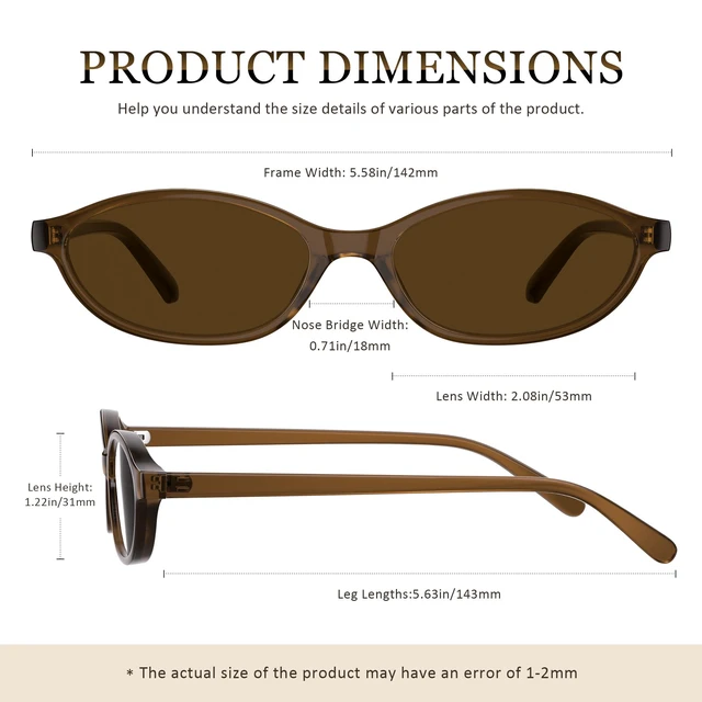 Alt view image 6 of 7 - Womens Oval Sunglasses 90s Retro Cat Eye Glasses UV400 Shades | Y2K Retro Oval Cat Eye Sunglasses with Slim Narrow Frame UV Protection Lightweight Comfort for Vacation Travel Beach Outfits