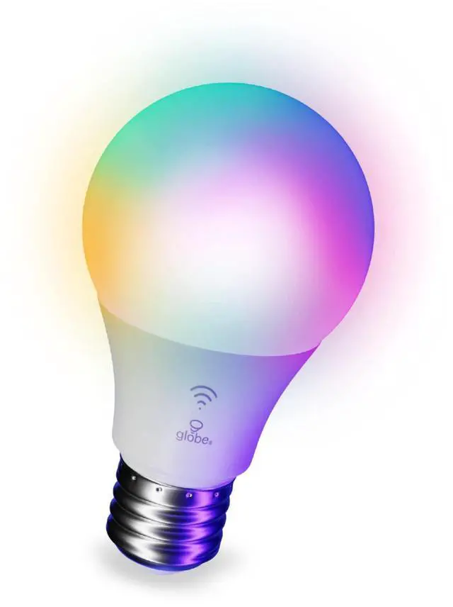 Main image of 50589 Color-Changing A19 LED Smart Light Bulb, 2.4 GHz Wi-Fi, 60W Equivalent 800LM, Works with Alexa Only, 1-Pack