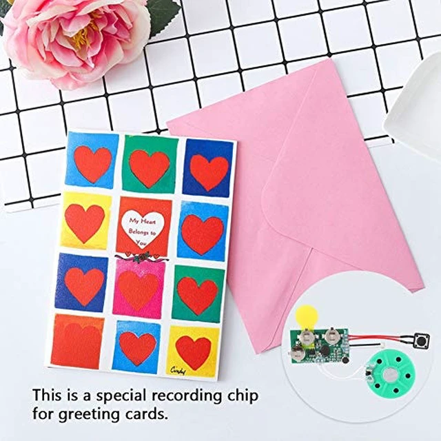 Alt view image 3 of 7 - DIY Greeting Card Chip, 60 Seconds Music Sound Audio Voice Recording Module Device Chip Recordable Sound Chip for Christmas Cards, Creative Gift Boxes, Jewelry Boxes, Crafts, Children's Toys