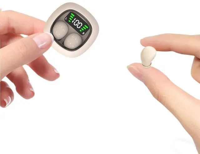 Main image of Smallest Wireless Bluetooth Invisible Earbuds - Low Profile, Micro, Discreet Mini Earbuds for Small Ear Canals - Spy Earpiece