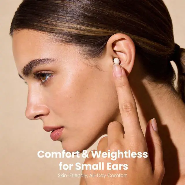 Alt view image 5 of 7 - Smallest Wireless Bluetooth Invisible Earbuds - Low Profile, Micro, Discreet Mini Earbuds for Small Ear Canals - Spy Earpiece