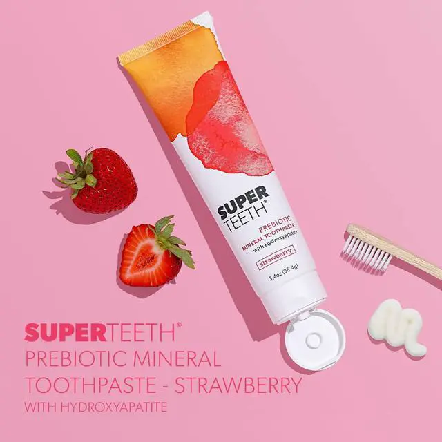 Alt view image 3 of 4 - Hydroxyapatite Toothpaste, Fluoride-Free, Fresh Breath, Adults & Kids, Strawberry Flavored