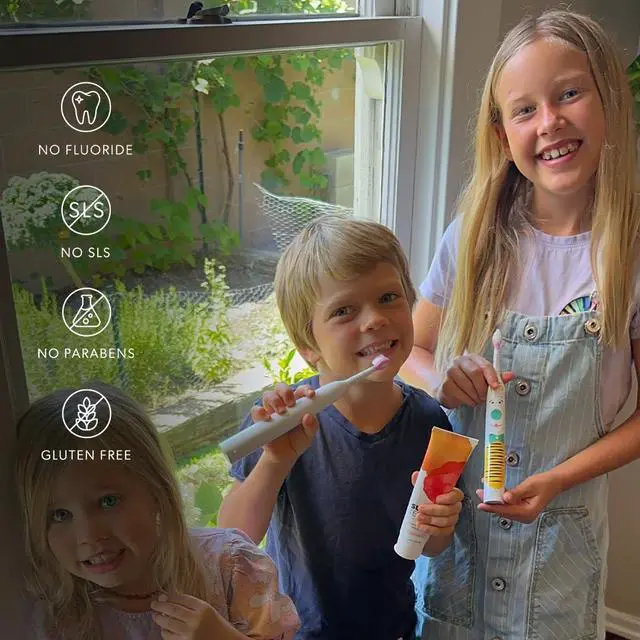 Alt view image 4 of 4 - Hydroxyapatite Toothpaste, Fluoride-Free, Fresh Breath, Adults & Kids, Strawberry Flavored