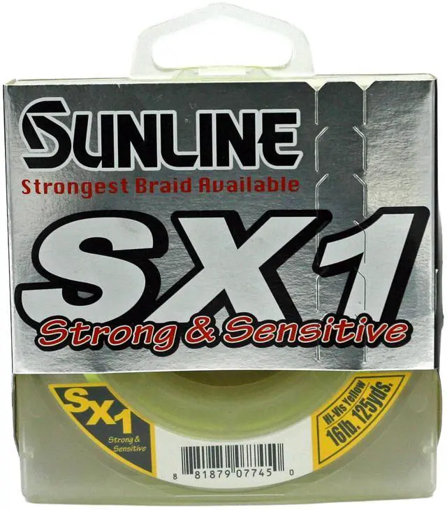 Main image of 63041812 SX1 Hi-Visible Yellow 16 lb Fishing Line, Hi-Visible Yellow, 125 yd