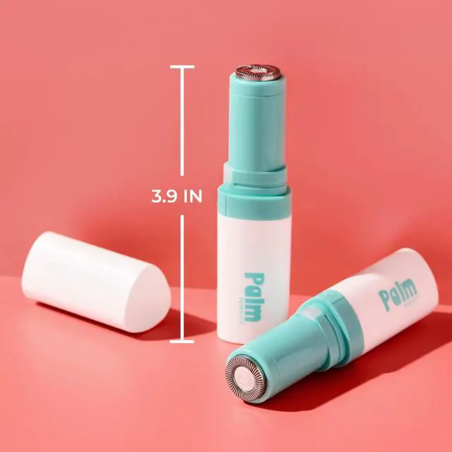 Alt view image 5 of 7 - Facial Hair Remover for Women Portable Lipstick-Sized Shaver with Built-in LED Light Painless Dual-Track Rotary Blade for Upper Lip, Cheeks, and Forehead AA Battery Powered