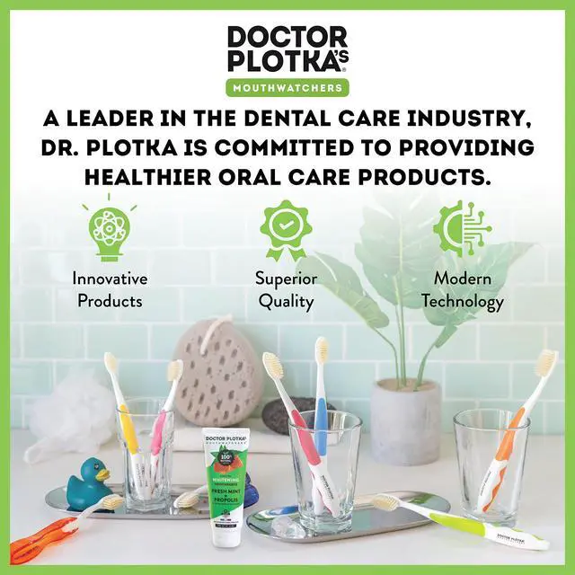 Alt view image 6 of 6 - Soft Flossing Manual Toothbrush, Adults, Ultra Clean, Orange | Floss-Tip Bristles for Sensitive Teeth and Gums, Soft Manual Brush, Deep Clean, BPA Free, Dr Plotka Design