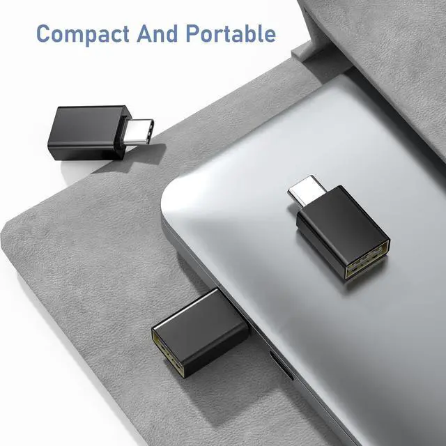 Alt view image 6 of 7 - USB C to USB Adapter 3Pack,USB C Male to USBA 3.0 Female Adapter,Type C Thunderbolt 4 OTG Converter for Apple MacBook Pro,iPad Air,Microsoft Surface Go,Samsung Galaxy S26,iPhone 17 17e 16