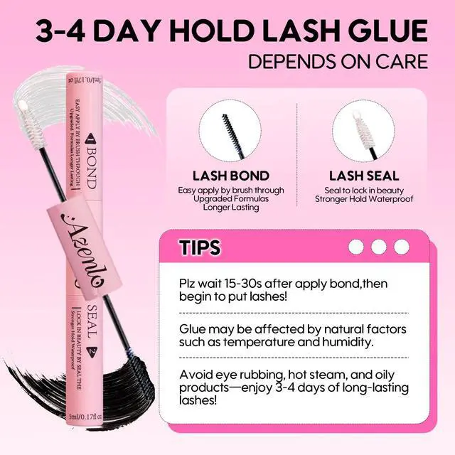 Alt view image 6 of 7 - Lash Extensions 40D+60D Cluster 240pcs DIY Wispy Lash Clusters 10-16mm Eyelash Clusters for Beginners At Home Individual Thin Band Lash Kit (40D+60D Kit)