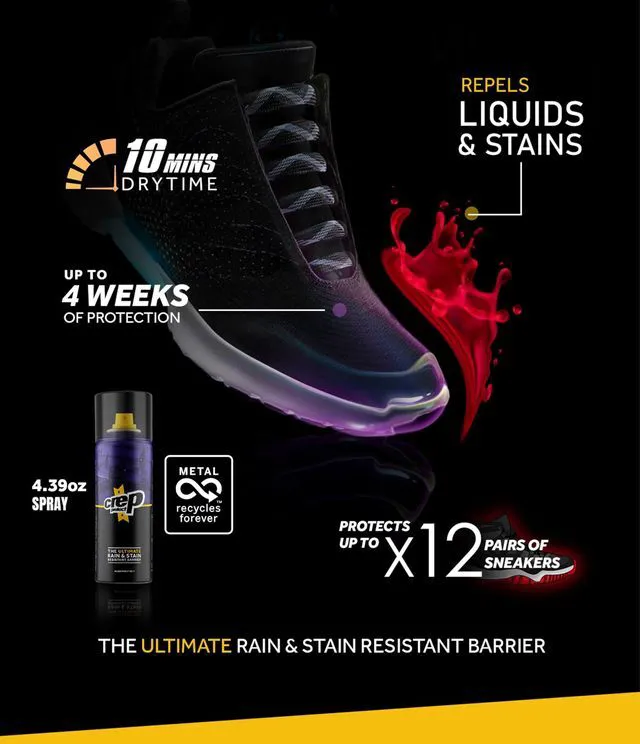 Alt view image 2 of 7 - Shoe Protector Spray - Rain & Stain Waterproof Nano Protection for Sneaker, Leather, Nubuck, Suede & Canvas