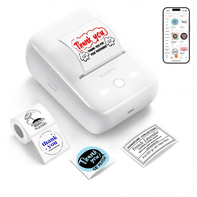 Main image of FM226 Bluetooth Label Printer, Wireless Thermal Sticker Maker | Dual-color thermal printing, auto alignment, inkless design, long battery life, batch PDF print, multi-size label support