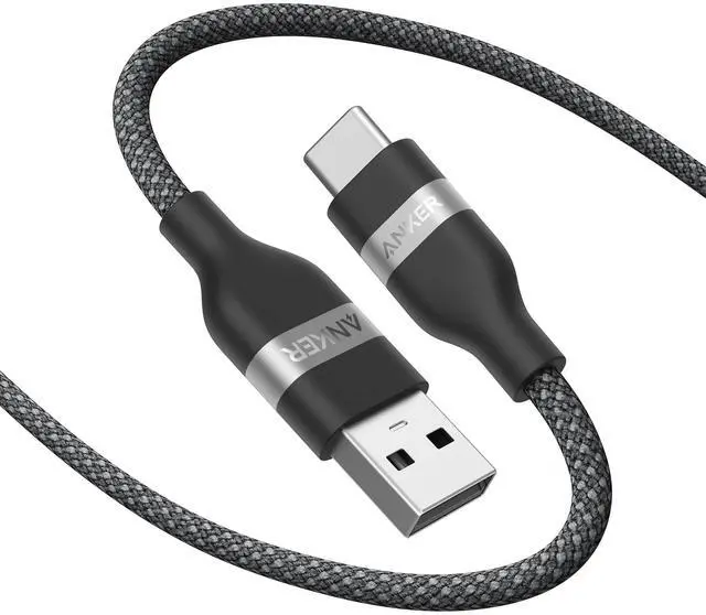 Alt view image 8 of 8 - Car Carplay Cable for iPhone 17 16 Pro Max Plus, Upcycled Braided USB A to USB C Car Charger Cord for Samsung Note20 and More (3FT, Black)