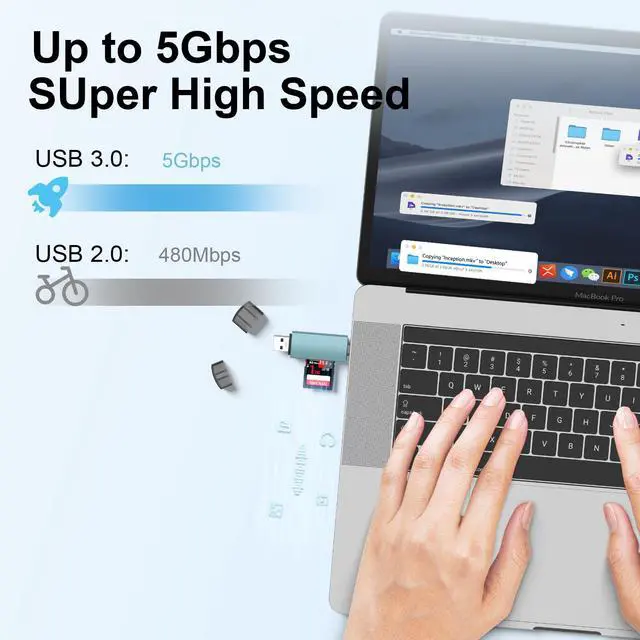 Alt view image 4 of 7 - SD Card Reader USB C for Samsung Galaxy S26 S25 Ultra FE S25+ S24,Laptop,PC