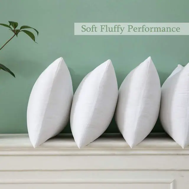 Alt view image 7 of 7 - Throw Pillow Insert Premium Pillow Stuffer Sham Rectangle for Decorative Cushion Bed Couch Sofa 12x20 Inch