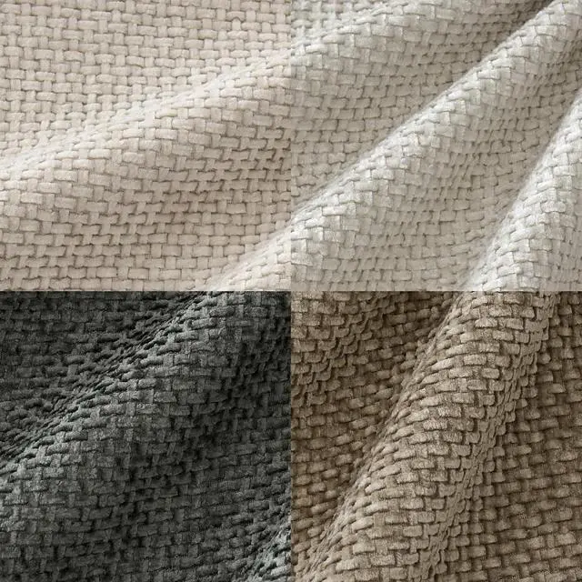 Alt view image 2 of 7 - Pack of 4 Couch Throw Pillow Covers 18x18 Inch Neutral Soft Decorative Chenille Pillow Covers Farmhouse Boho Cushion Covers for Mid Century Modern Spring Home Decor Sofa Bedroom Living Room