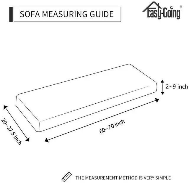Alt view image 6 of 7 - Stretch Cushion Cover Sofa Cushion Furniture Protector Sofa Seat Sofa slipcover Sofa Cover Soft Flexibility with Elastic Bottom(Sofa Cushion, Dark Gray)