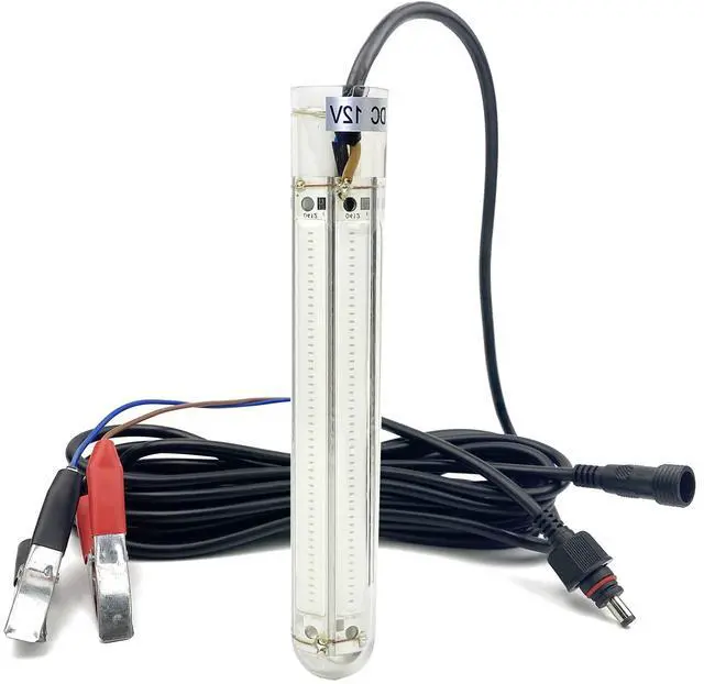 Main image of DC12V 30W/50W 3500/6000Lumens COB LED Underwater Fishing Light Innovative Compact Design Submersible Fish Finder Lamp with 5M Cable (50W Green)