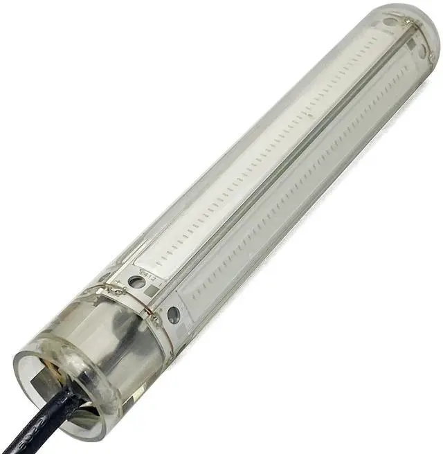 Alt view image 6 of 7 - DC12V 30W/50W 3500/6000Lumens COB LED Underwater Fishing Light Innovative Compact Design Submersible Fish Finder Lamp with 5M Cable (50W Green)