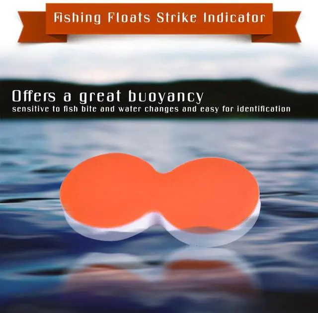 Alt view image 4 of 7 - Strike Indicators Fly Fishing, 24 PCS EVA Fly Fishing Floats, Pinch-on-Floats Trout Floats Fly Fishing Accessories