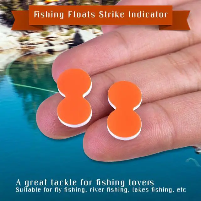 Alt view image 5 of 7 - Strike Indicators Fly Fishing, 24 PCS EVA Fly Fishing Floats, Pinch-on-Floats Trout Floats Fly Fishing Accessories