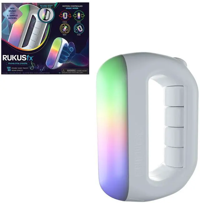 Main image of RUKUS Just Play RUKUSfx Motion-Controlled Music Mixer, Lights and Sounds Music, with Bonus Skin, Multicolor