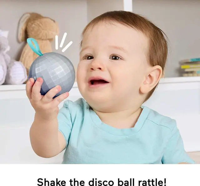 Alt view image 4 of 6 - Baby Toys Mini Me Moments DJ Set, 6-Piece Newborn Sensory Activities for Developmental Play Infants Ages 3+ Months