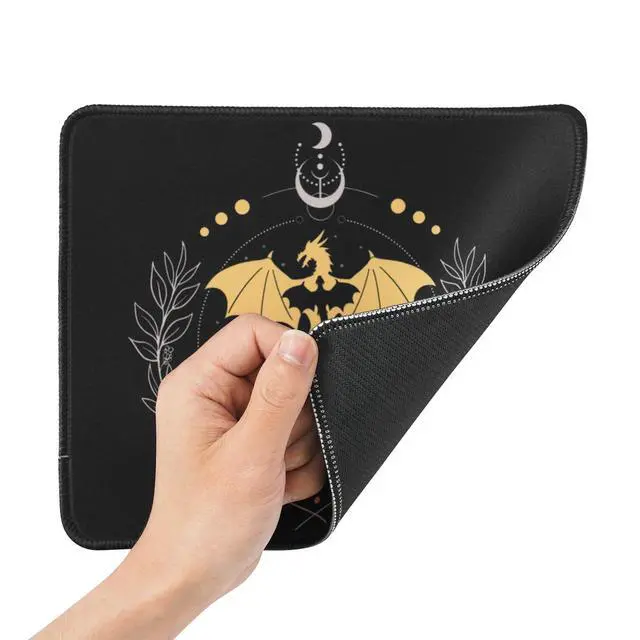 Alt view image 4 of 7 - Dragon Mouse Pad, Cute and Cool Square Mousepad,9.5 X 7.9 Inch Waterproof Non-Slip Rubber Mouse Pad for Home, Office,for Wireless Mouse,Gaming Mouse Pads. (dragon2)