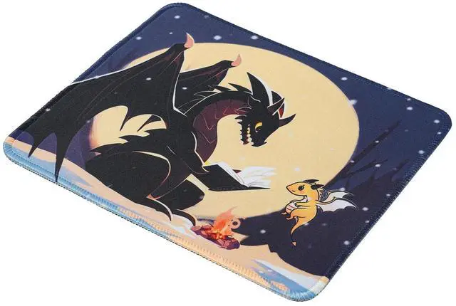 Alt view image 3 of 7 - Dragon Mouse Pad, Cute and Cool Square Mousepad,9.5 X 7.9 Inch Waterproof Non-Slip Rubber Mouse Pad for Home, Office,for Wireless Mouse,Gaming Mouse Pads. (dragon1)