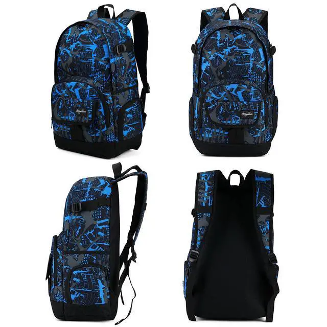 Alt view image 2 of 6 - School Backpack Travel Bag for Men & Women Lightweight College