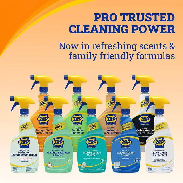 Alt view image 7 of 7 - Home Pro Orange Plus Kitchen Degreaser - 24 Fl. Oz. - R49506 - Pro Trusted Cleaning Power: Now in Refreshing Scents and Family Friendly Formulas (1)