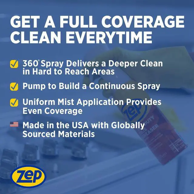 Alt view image 5 of 7 - Heavy Duty Citrus Degreaser and Cleaner Mist -16 fl oz ZUCIT20 - Removes Oil, Grease, Adhesive & Kitchen Soil, In Hard-To-Reach Areas