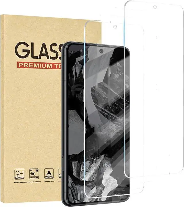 Main image of 2 Pack for Google Pixel 8A Screen Protector, Tempered Glass for Pixel 8A,9H Hardness Auto Installation Scratch Resistant Bubble Free 6.1 inches-Transparent