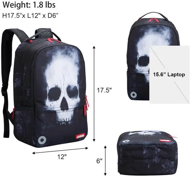 Alt view image 2 of 6 - Travel Laptop Backpack,Graffiti Backpack for Work,Men Daypacks Black,Designer Laptop Bag for 15.6 Inch,College Backpack Call of Duty Gamers
