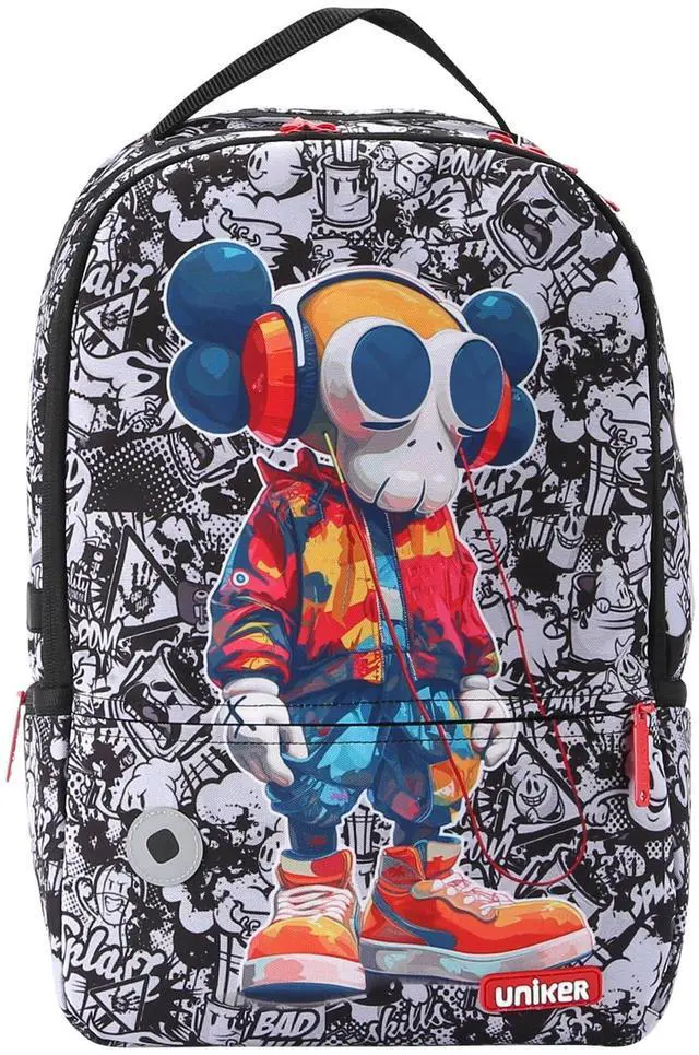 Main image of Graffiti Backpack,Gamer Backpack,Casual Daypack,Designer Laptop Backpack for 15.6 Inch Laptop,Travel Backpack for Man Women,X Eyes