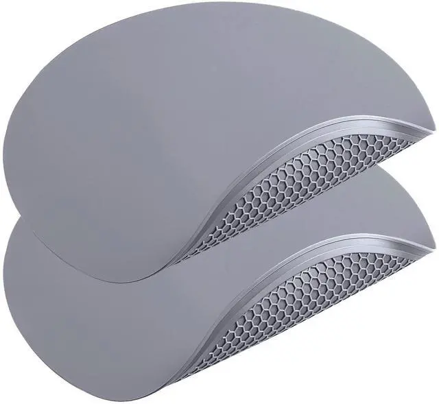 Main image of Silicone Microwave Mat - Round 12" x 12" - Set of 2 Heat Resistant Multifunctional Mat, Splatter Guard, Trivet, Hot Pad, Pot Holder