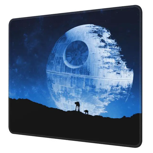 Main image of Square Mouse Pad Spacecraft Mouse Pads for Desk Premium Textured Mousepad with Stitched Edge and Non-Slip Rubber Base for Office Home Gaming Laptop