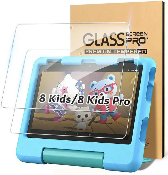 Main image of 2Pack Screen Protector for 8 Kids Pro/8 Kids Tablet, 9H Hardness Tempered Glass for 8 Kids 8, Scratch-Resistant, HD Screen Protector