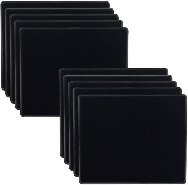 Main image of 10 Pack 2mm Mouse Pad with Stitched Edges Non-Slip Rubber Base, Premium-Textured and Waterproof Mousepads Bulk, Mouse Pad for Computers, Laptop, Office & Home, 8.66 x 7.1 inch