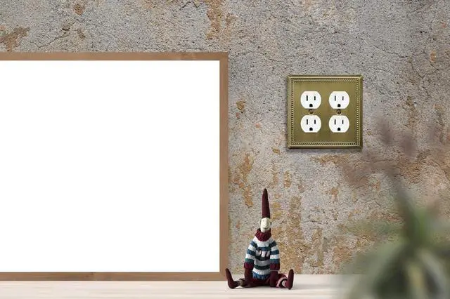 Alt view image 5 of 7 - Double Duplex Outlet Light Switch Cover Belaire Beaded Metal Wall Plate, 2-Pack Antique Brass 2 Gang, for Receptacle Light Switch Cover Decorative Wallplate, Durable